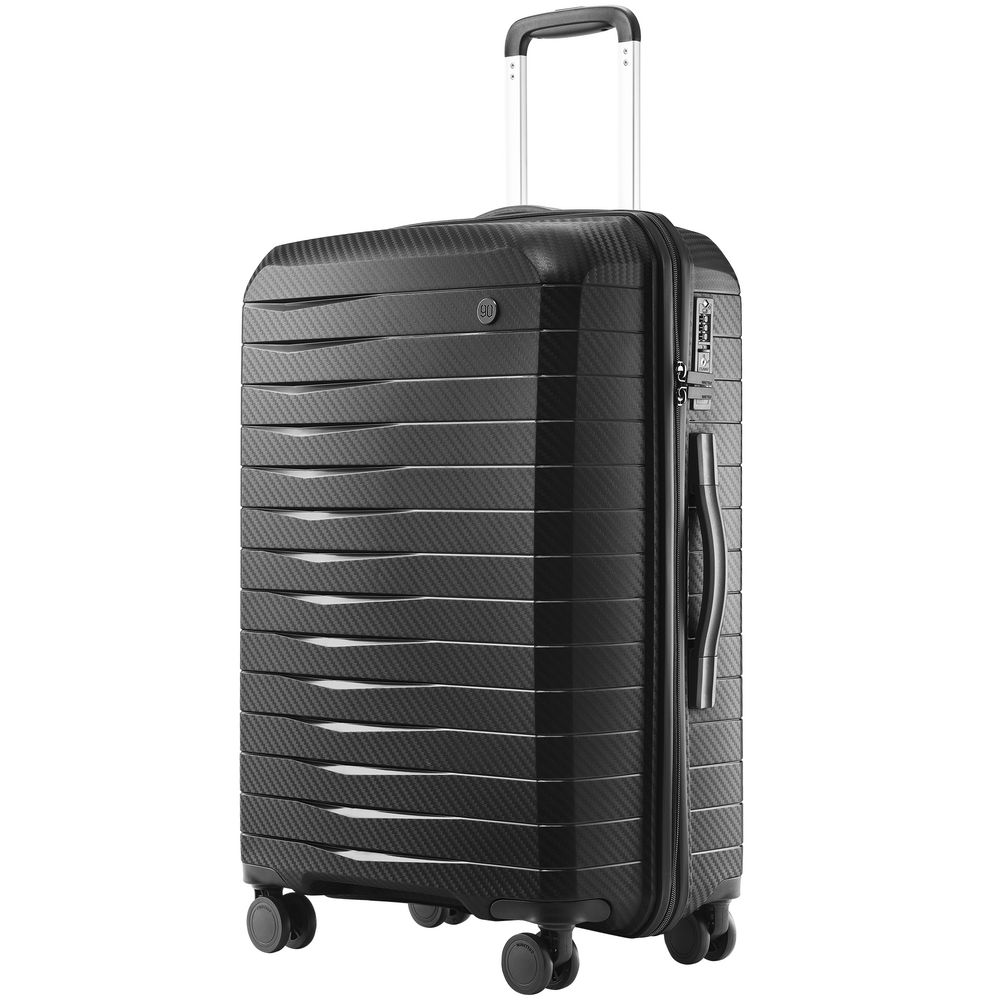 Чемодан Lightweight Luggage M, черный с логотипом купить в Йошкар-Оле  (G-14719.30)